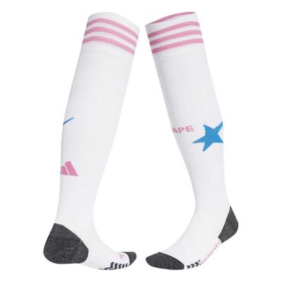 adidas x BAPE Voetbalsokken Wit Roze Blauw