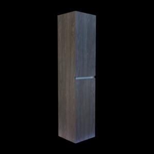 Kolomkast Sanilux Trendline Met Greeplijst Aluminium 160x35x35 cm Silver Oak Sanilux