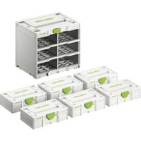 Festool SYS3-RK/6 M 337-Set 577816 Systainer Rack-Set (l x b x h) 396 x 296 x 337 mm