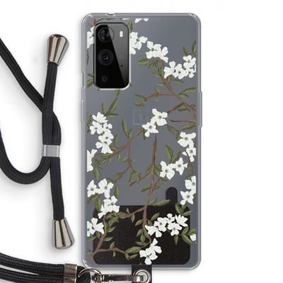 Blossoming spring: OnePlus 9 Pro Transparant Hoesje met koord