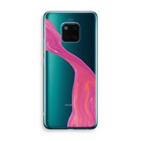 Paarse stroom: Huawei Mate 20 Pro Transparant Hoesje