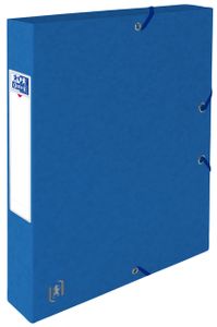 Elastobox Oxford Top File+ A4 40mm blauw