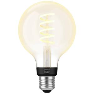 Philips Lighting Hue LED-lamp 871951430148100 Energielabel: G (A - G) Hue White Ambiance E27 Einzelpack Globe G93 Filament 300lm E27 7 W Warmwit tot koudwit