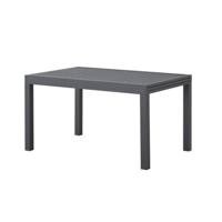 Rechthoekige uitschuifbare tuintafel voor 6 tot 8 personen - Aluminium structuur - L135-270 x D90 x H75 cm - Donkergrijs - thumbnail