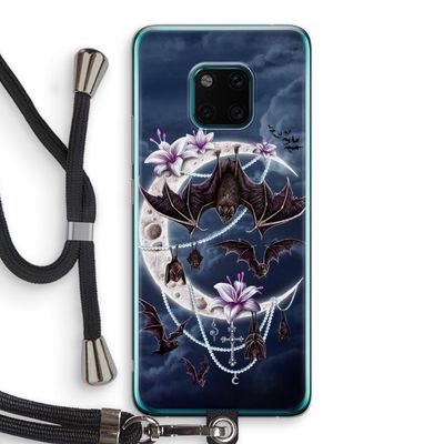 Vleermuizen Maan: Huawei Mate 20 Pro Transparant Hoesje met koord