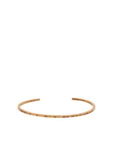 Maison Margiela bracelet torque à logo numéroté