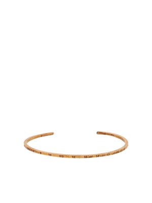 Maison Margiela bracelet torque à logo numéroté