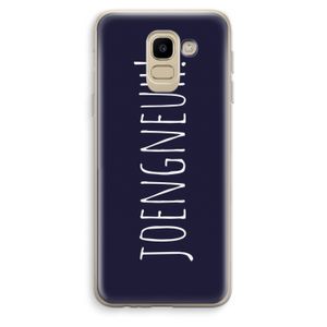 Joengneuh!: Samsung Galaxy J6 (2018) Transparant Hoesje