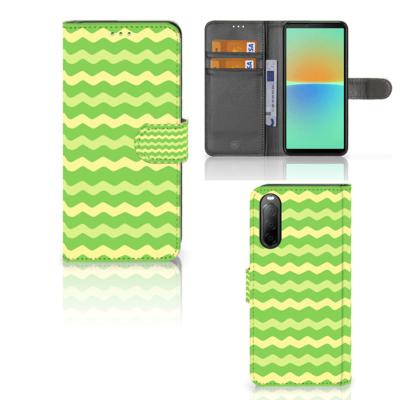 Sony Xperia 10 IV | Telefoon Hoesje | Waves Green