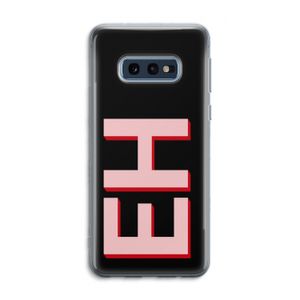 Monogram: Samsung Galaxy S10e Transparant Hoesje
