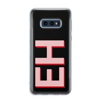 Monogram: Samsung Galaxy S10e Transparant Hoesje