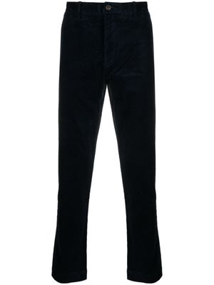 Polo Ralph Lauren pantalon côtelé à coupe fuselée - Bleu