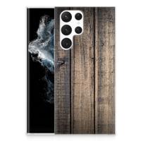 Samsung Galaxy S22 Ultra | Bumper Hoesje | Steigerhout