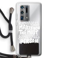 The prettiest: Huawei P40 Pro Plus Transparant Hoesje met koord