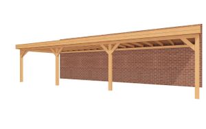 YARD Outdoor veranda SUBLIME Plat dak - 1100x350 cm- Plat dak- - YARD Outdoor