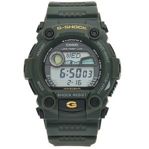 Casio horlogeband G7900-10330753 Rubber Groen 16mm