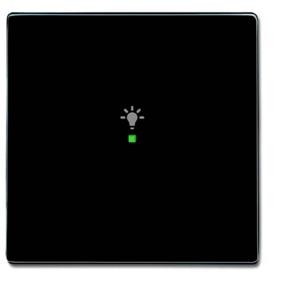 Busch-Jaeger 2CKA006220A0035 Wipschakelaar licht Afdekking 1-voudig free@home Antraciet, Zwart-grijs 1 stuk(s)