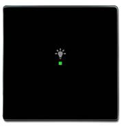 Busch-Jaeger 2CKA006220A0035 Wipschakelaar licht Afdekking 1-voudig free@home Antraciet, Zwart-grijs 1 stuk(s)