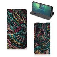 Motorola G8 Plus | Hoesje met Magneet | Aztec