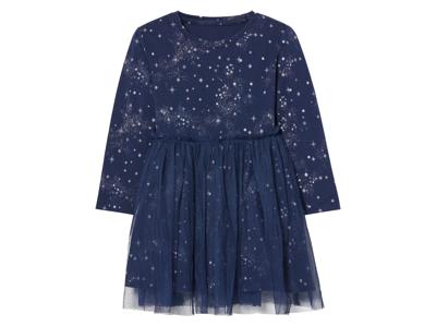 lupilu Kinderjurk met tule rok (Marineblauw, 122/128)