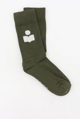Isabel Marant sokken Siloki CT001JFA-A1C11A khaki