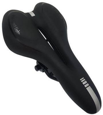 Pro Sport Lights fietszadel Gel Comfort 28 x 16 cm gel 2 delig Pro Sport Lights fietszadel Gel Comfort 28 x 16 cm gel 2 delig