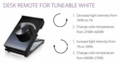 Desk Remote - voor tuneable white