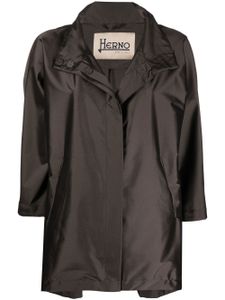 Herno veste zippée à col montant - Marron