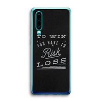Risk loss: Huawei P30 Transparant Hoesje