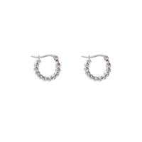 Go Dutch Label Oorringen Twisted Zilver