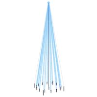 The Living Store LED Kerstboom - 800x230 cm - 1.134 blauwe LEDs - 8 lichteffecten - compact ontwerp - met grondpin -