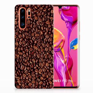 Huawei P30 Pro Siliconen Case Koffiebonen