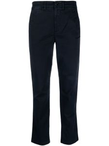 Lauren Ralph Lauren pantalon en coton à coupe slim - Bleu