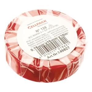 CellPack Cellpack 145827 Isolatietape No. 128 Rood (l x b) 10 m x 15 mm 1 stuk(s)