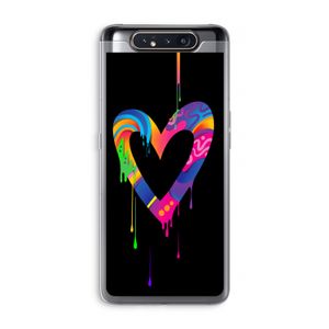 Melts My Heart: Samsung Galaxy A80 Transparant Hoesje