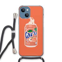 S(peach)less: iPhone 13 Transparant Hoesje met koord