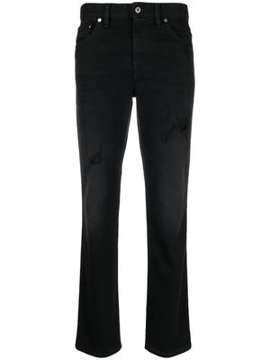 Just Cavalli jean droit à taille haute - Noir
