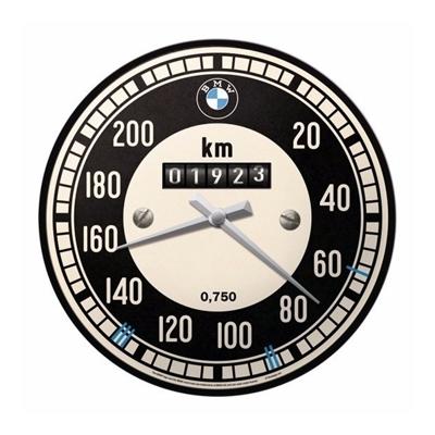BMW Wandklok - tachymeter - metaal - 31 cm - rond - klok - automerk - auto liefhebber