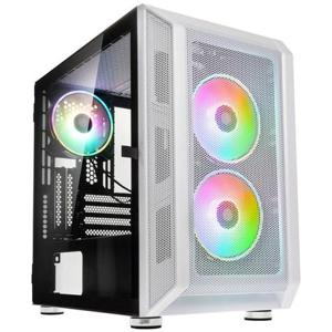 Kolink CITADEL MESH RGB WHITE Midi-tower Gaming-behuizing, Behuizing Wit