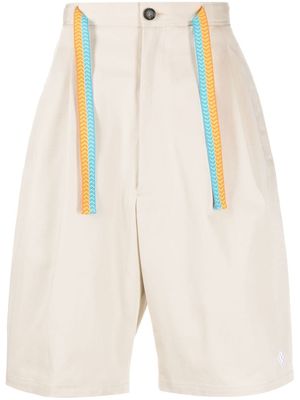 Marcelo Burlon County of Milan short Cross Coulisse - Tons neutres