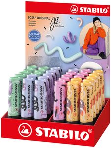 STABILO BOSS markeerstift by Ju Schnee, display van 30 stuks