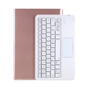 Lunso - Afneembare Keyboard Hoes - Lenovo Tab P11 / P11 Plus - Roze Goud