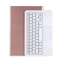 Lunso - Afneembare Keyboard Hoes - Lenovo Tab P11 / P11 Plus - Roze Goud