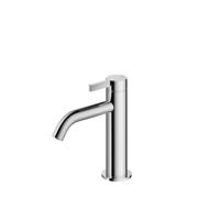 Hotbath Ace - Wastafelmengkraan - zonder Waste - Laag - Chroom - Opbouw - Messing