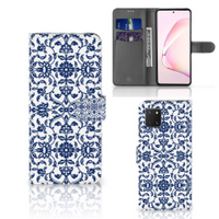 Samsung Note 10 Lite Hoesje Flower Blue - thumbnail