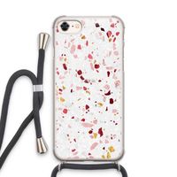 Terrazzo N°9: iPhone 8 Transparant Hoesje met koord