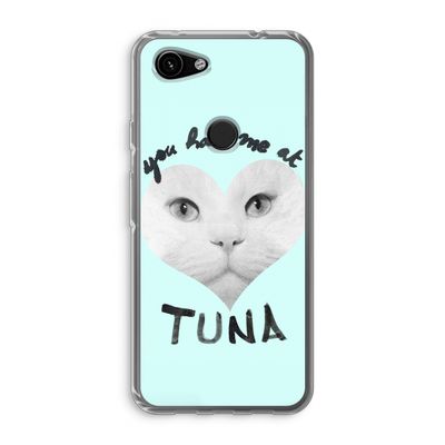 You had me at tuna: Google Pixel 3a Transparant Hoesje
