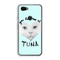 You had me at tuna: Google Pixel 3a Transparant Hoesje You had me at tuna: Google Pixel 3a Transparant Hoesje