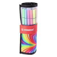 Stabilo pen 68 - viltstift - arty - rollerset met 25 stuks
