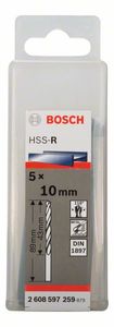 Bosch Accessoires Carrosserieboren HSS-R, DIN 1897 10 x 43 x 89 mm 5st - 2608597259